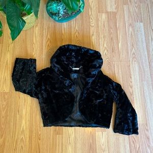 White house black market lush crop jacket classy